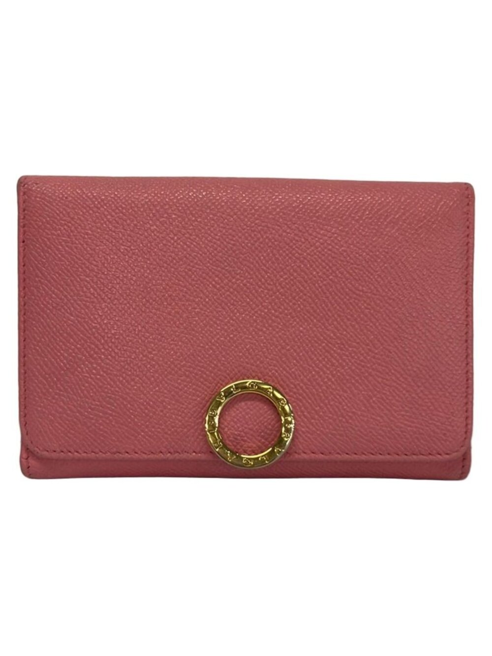 Bvlgari Snap Wallet Pink Leather